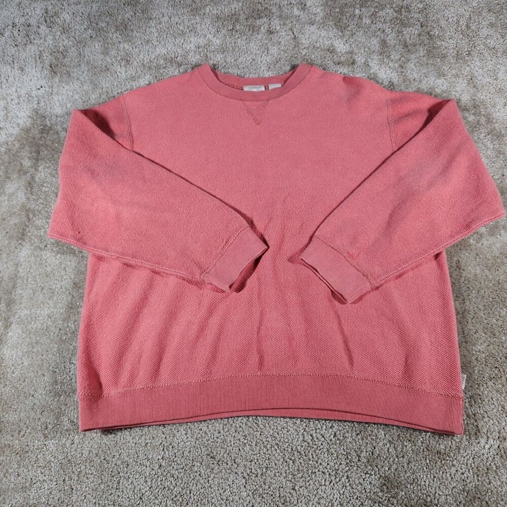 Gander Mountain Guide Series Mens Sweatshirt Size L Pink Salmon #202